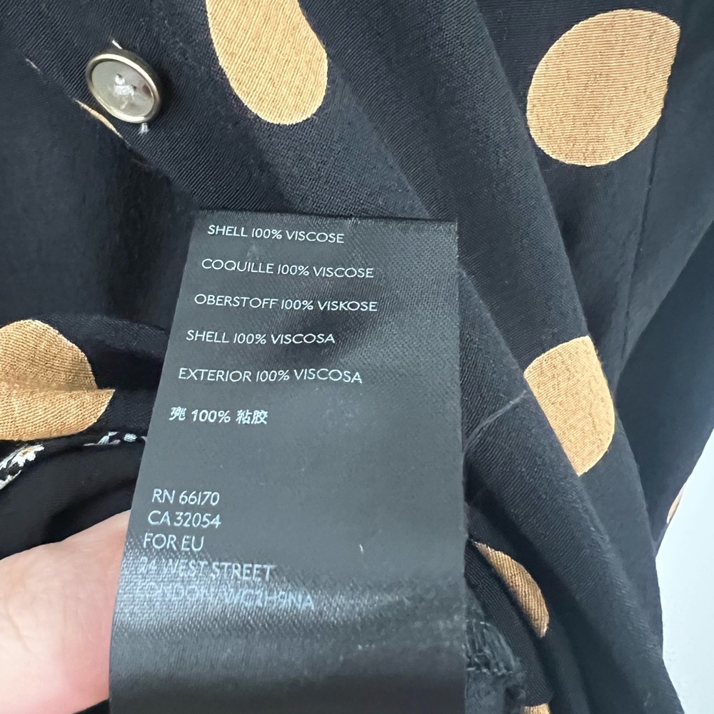Anthropologie Loveland polkadot wide leg jumpsuit - Picture 11 of 12